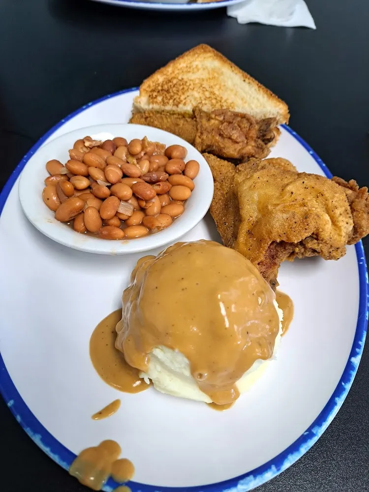 Fried Chicken & Mashed Potatoes and Gravy